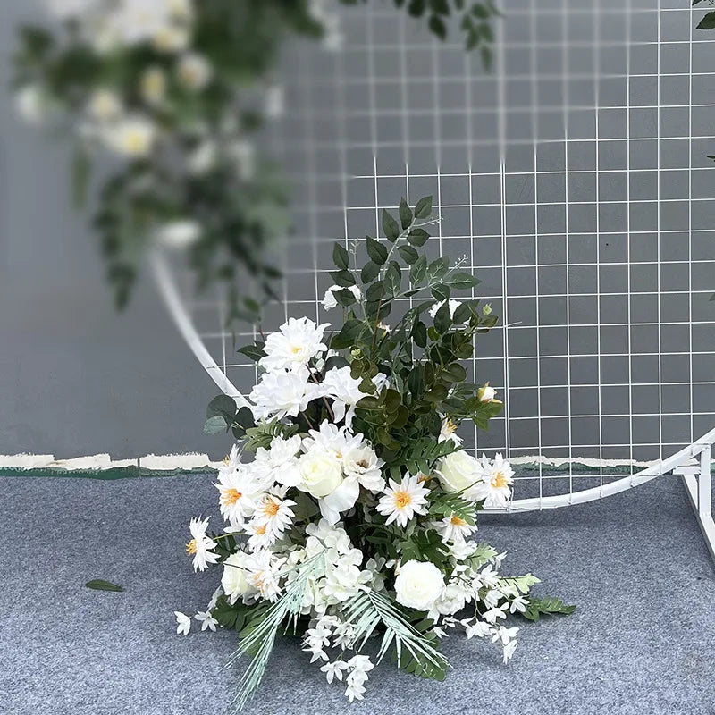Artificial Crescent Flower Table & Arch Decoration