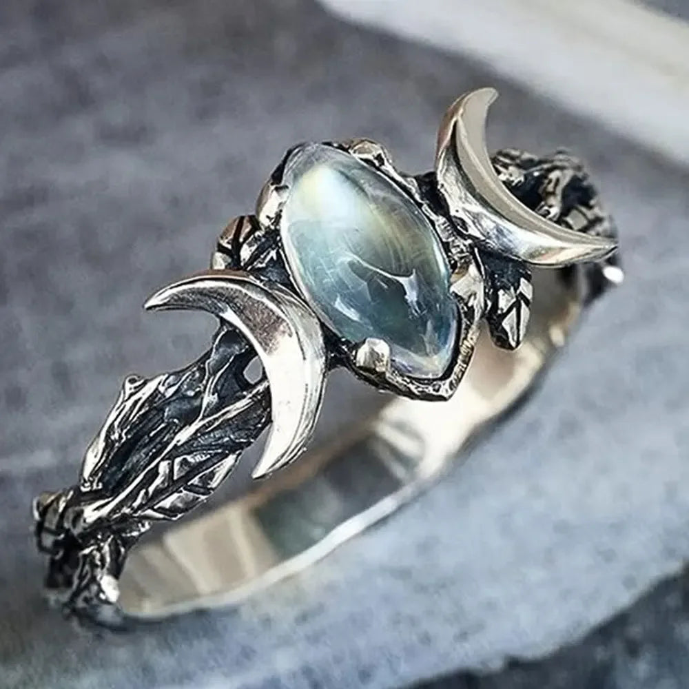 Vintage Natural Moonstone Ring