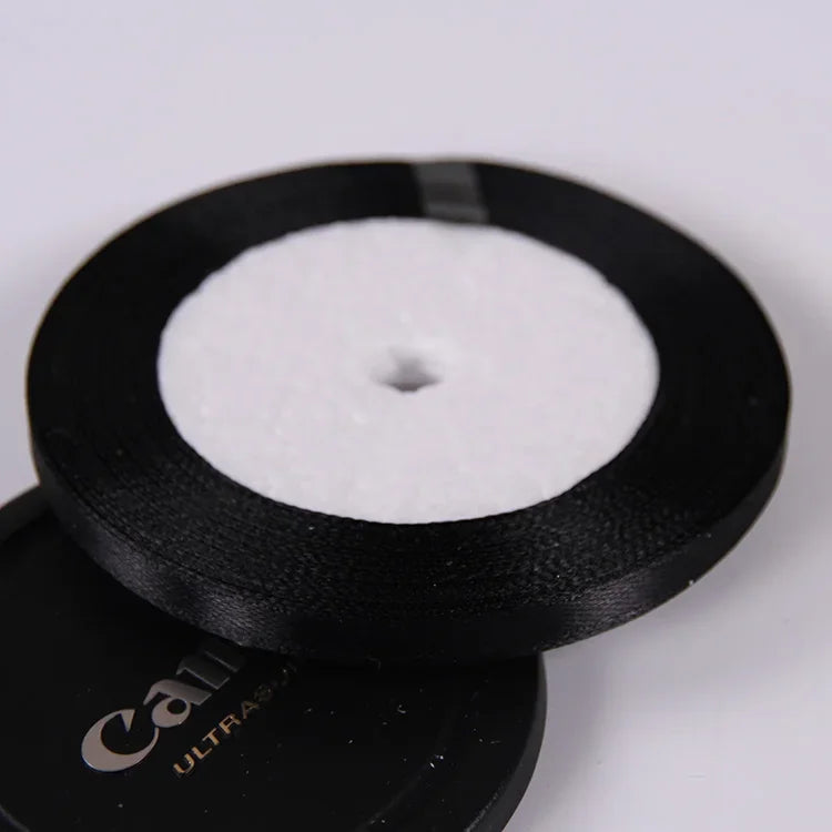 Silk Satin ribbons 22 meters/roll 6mm
