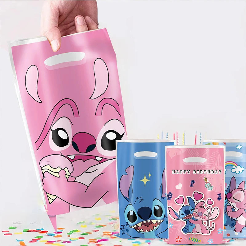 Blue & Pink Stitch Gift bags