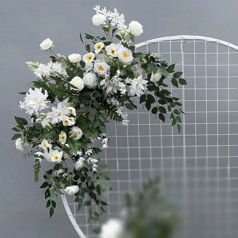 Artificial Crescent Flower Table & Arch Decoration