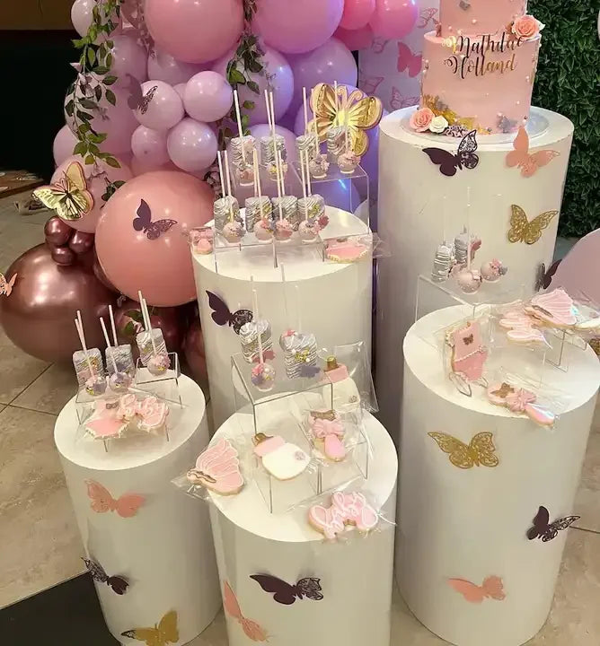 Cylinder pedestal decoration Stand