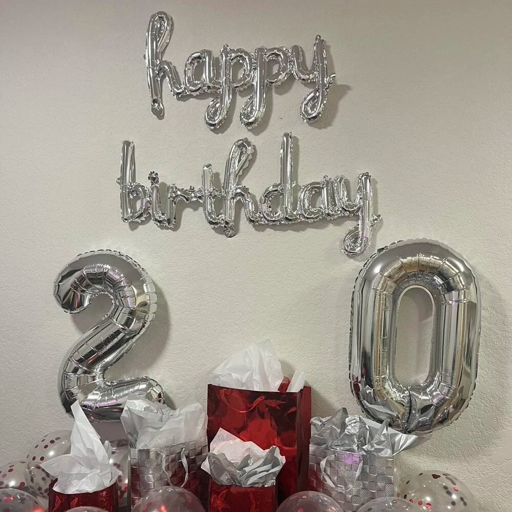 Happy Birthday set Balloons 2pcs