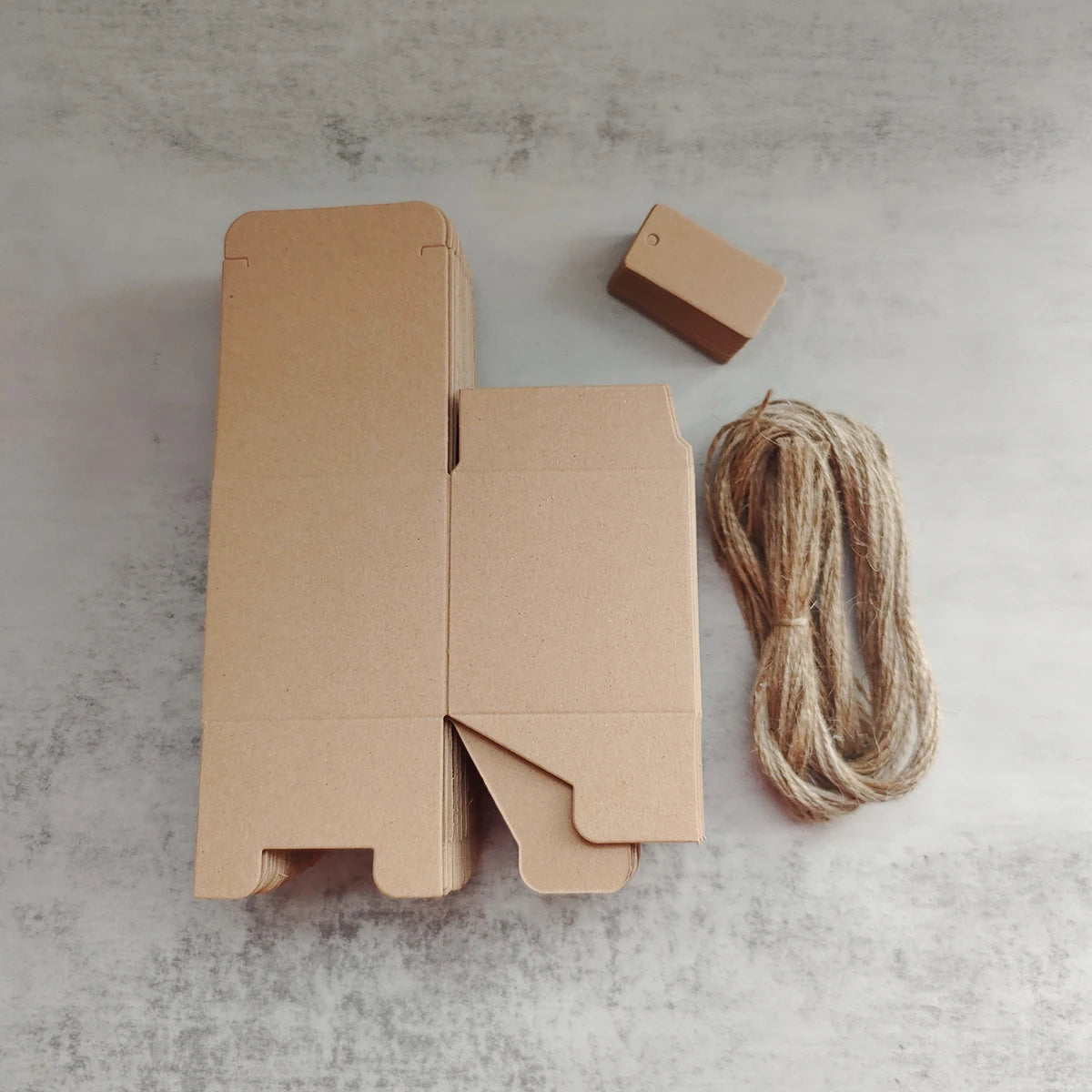 Candy gift box packaging Square kraft 10/50pcs