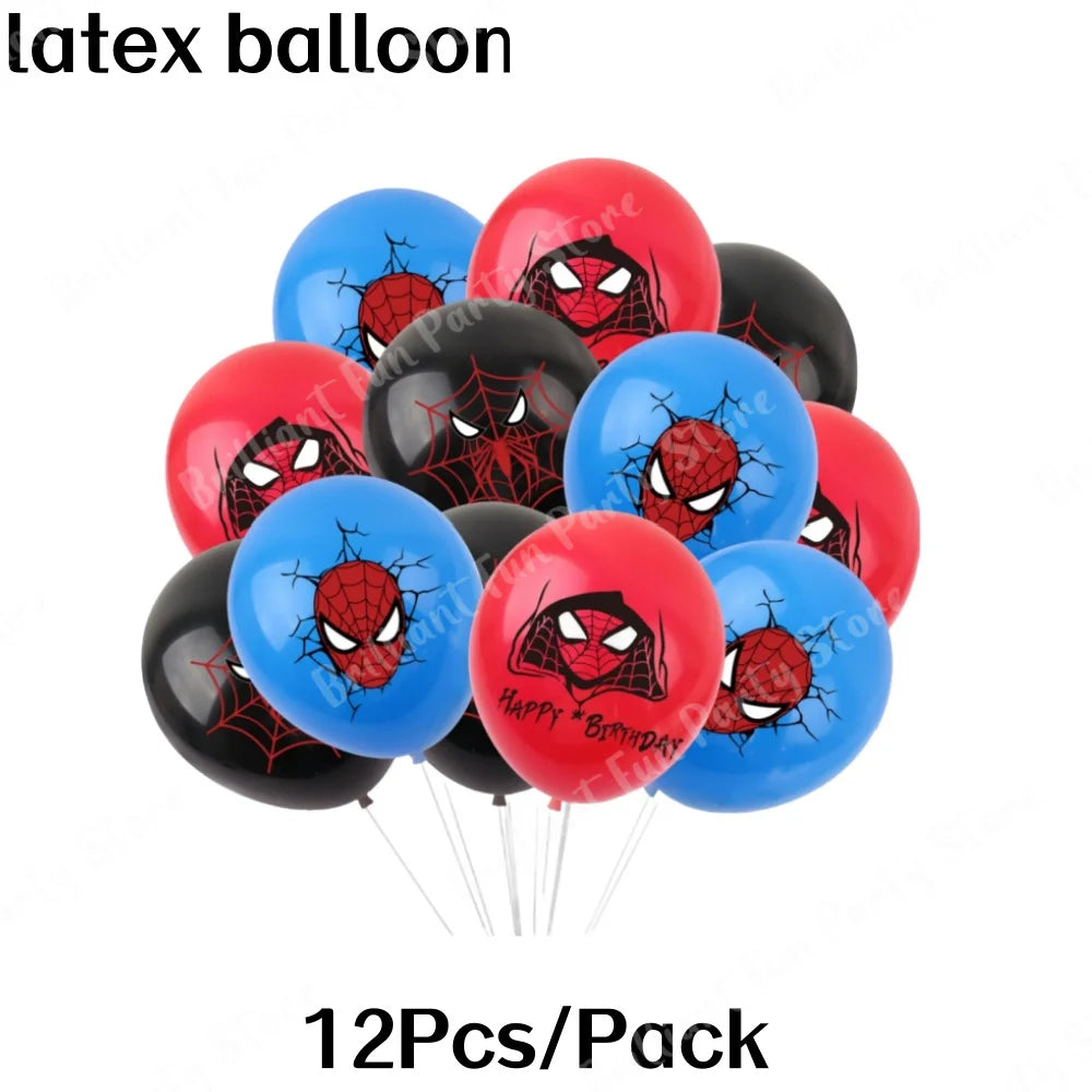 Spiderman theme decorations
