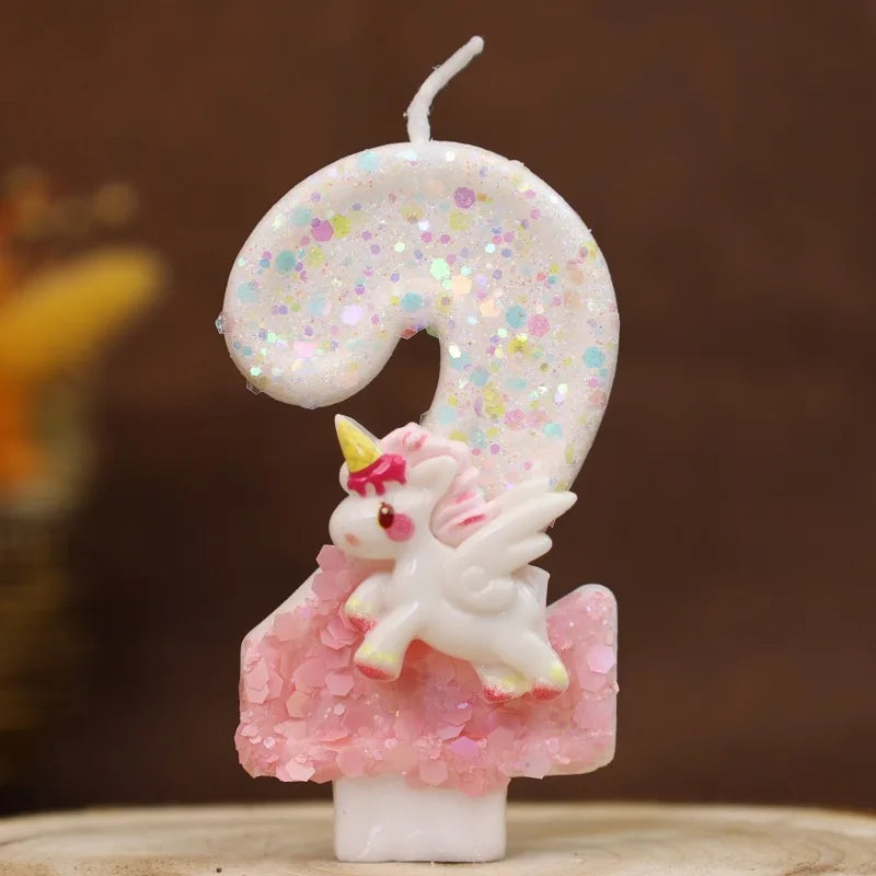 Unicorn candles