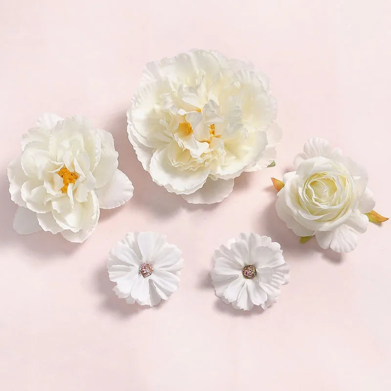 Mixed Rose silk fake flowers for decoration