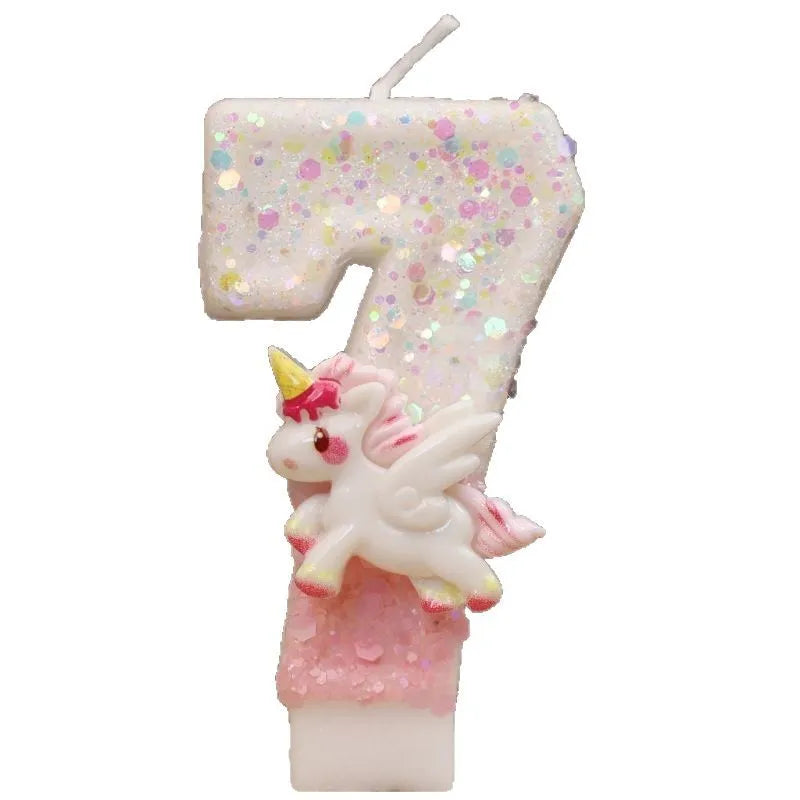Unicorn candles