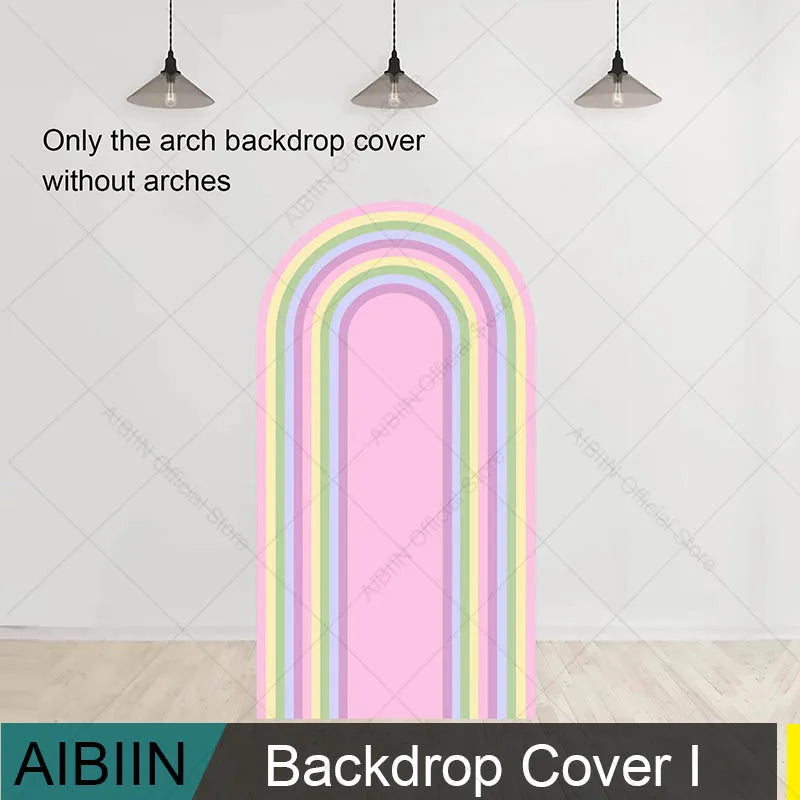 Arch backdrop cover fabric