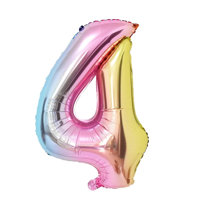 Rainbow Unicorn Balloon 32 inch 1Set