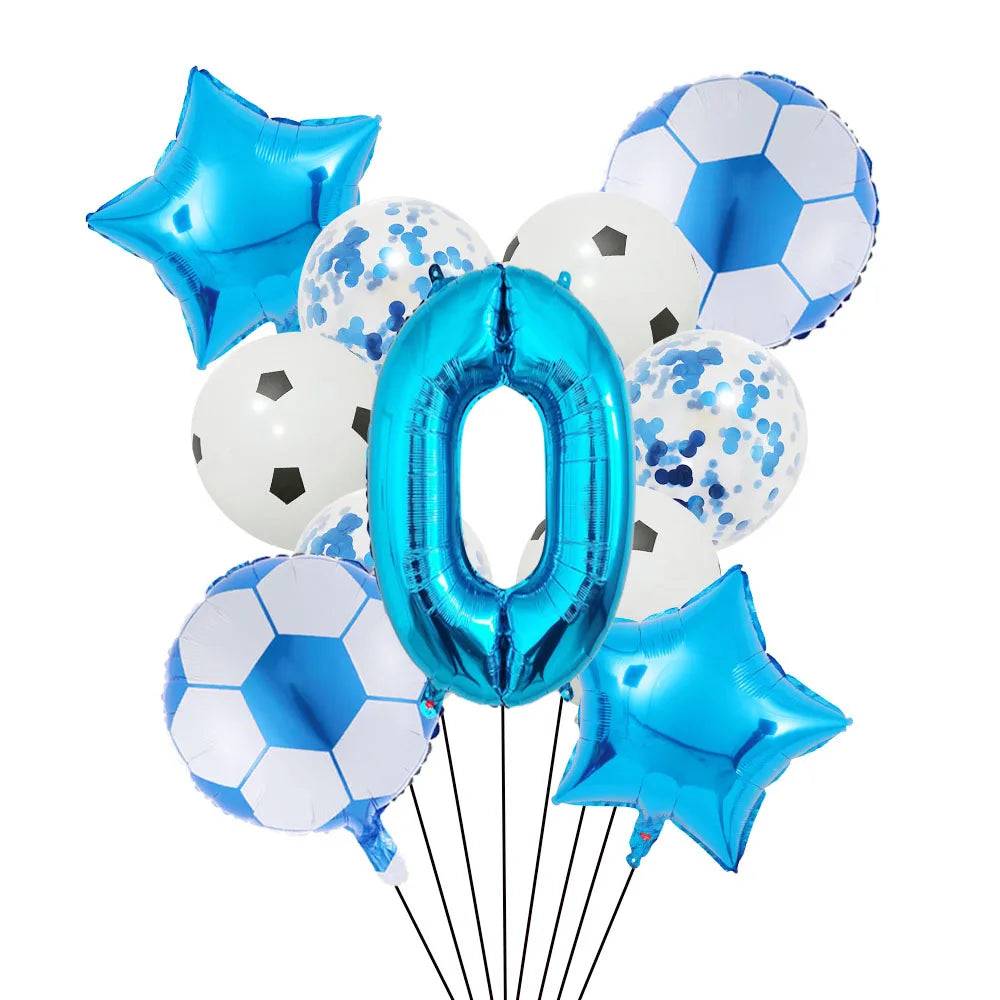 1 Set Helium Football Balloons Decorations 32Inch