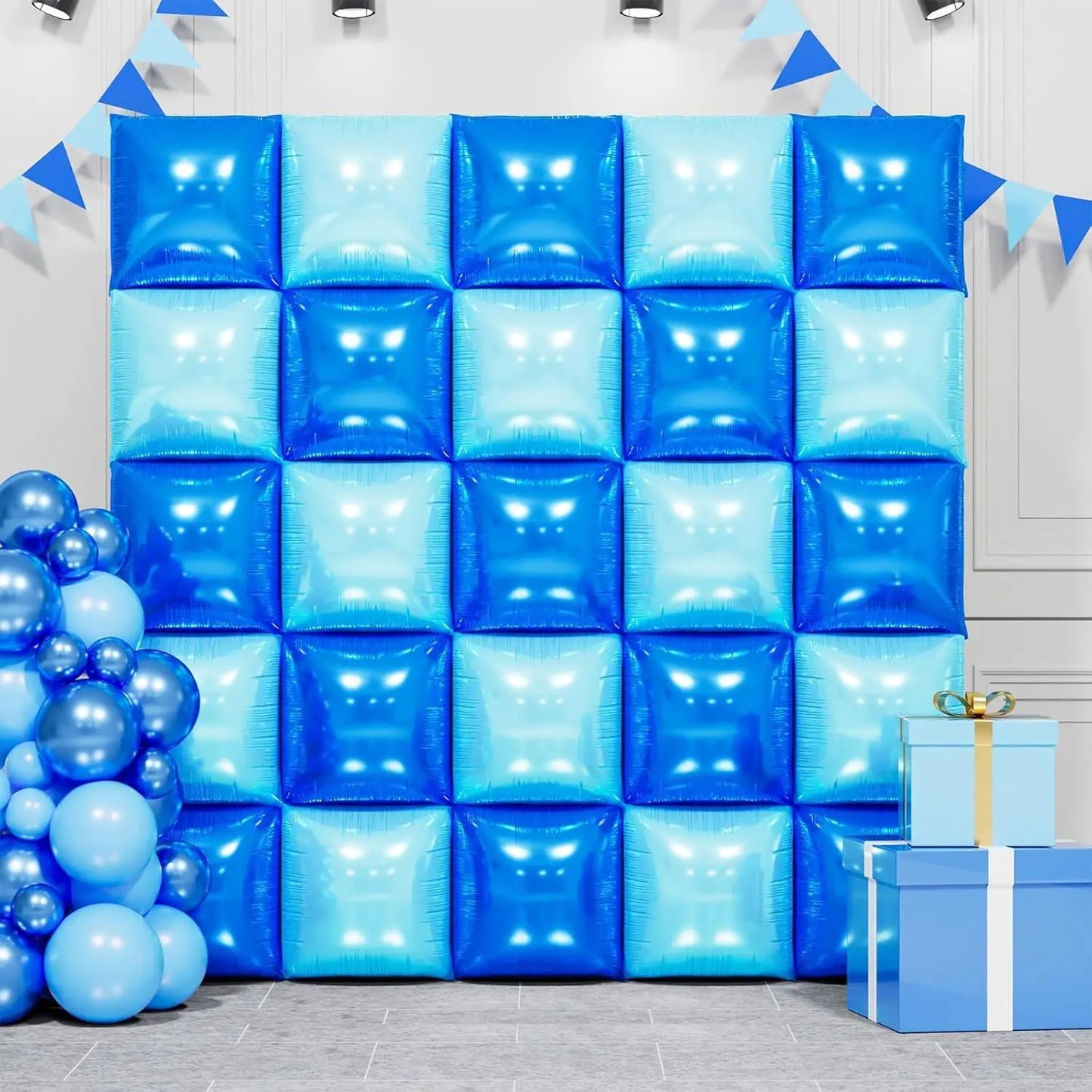 Wall square double-sided balloons 50 pieces