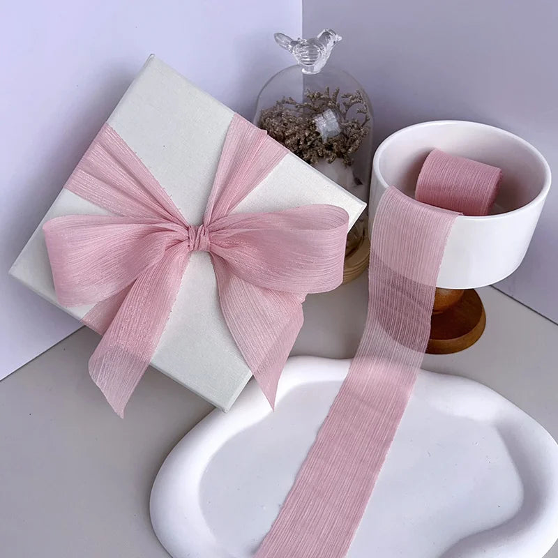 Chiffon silk ribbon