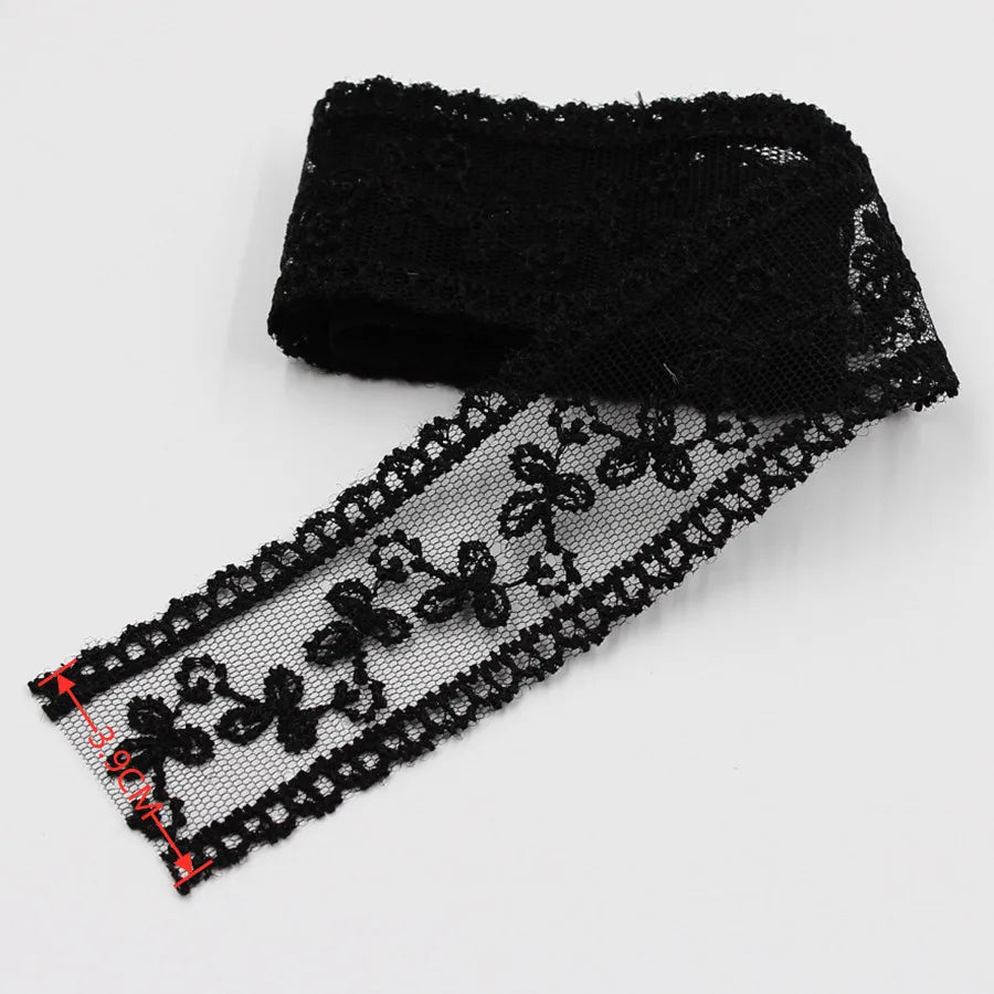 Embroidery lace ribbon 2Yard/Lot 35mm