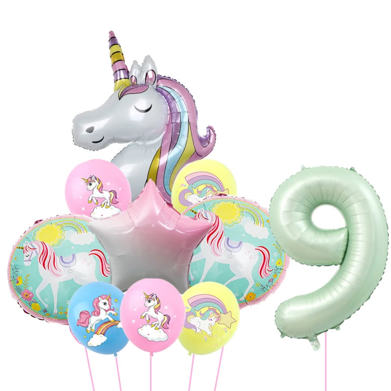 1Set Unicorn theme balloon 32inch