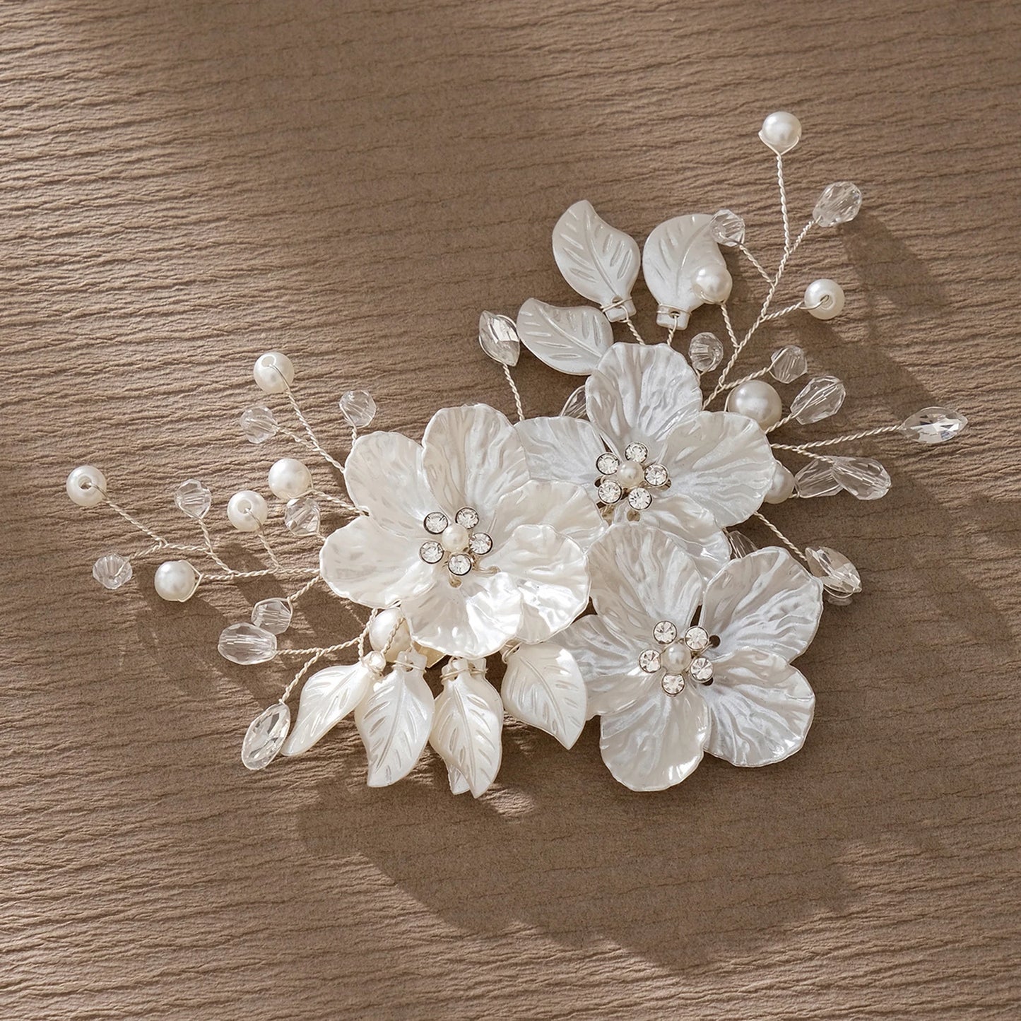 Hairpin Elegant Pearl Crystal