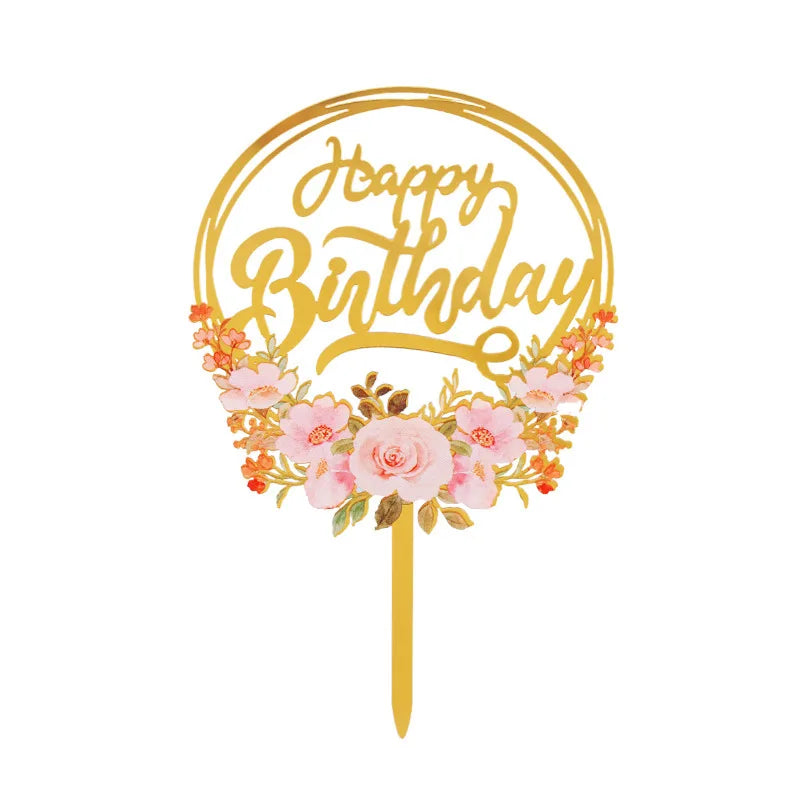New 3D Color Printing Cake Topper