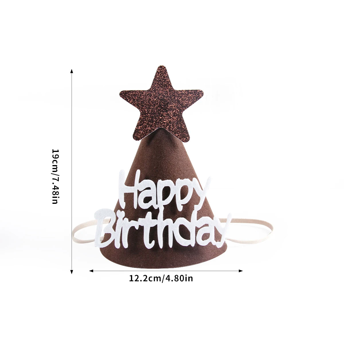 Brown happy party decoration