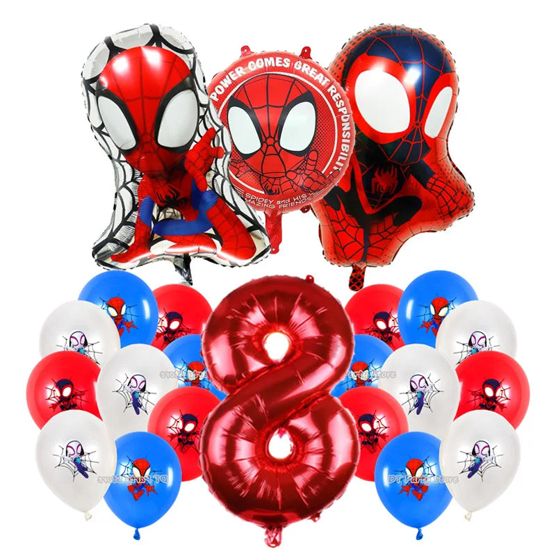 SpiderMan Theme Decoration