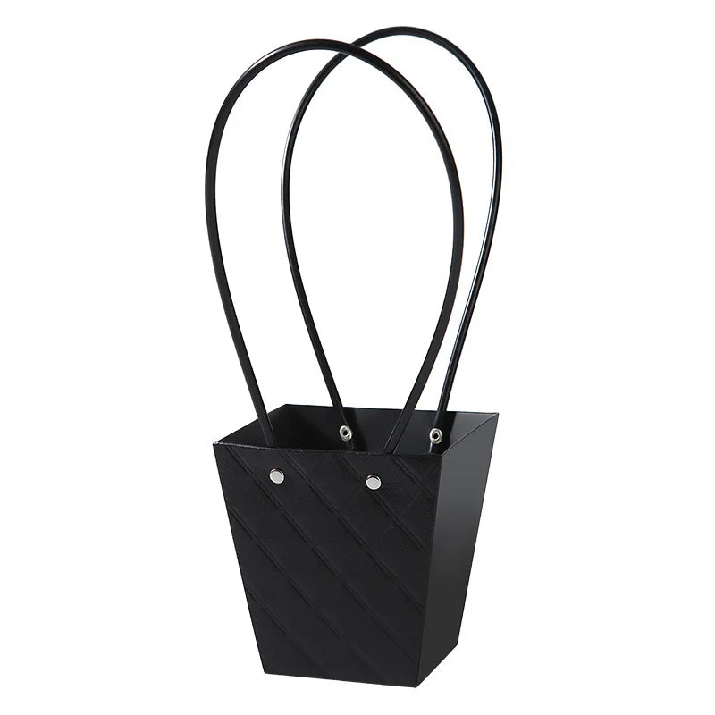 Flower tote bag portable