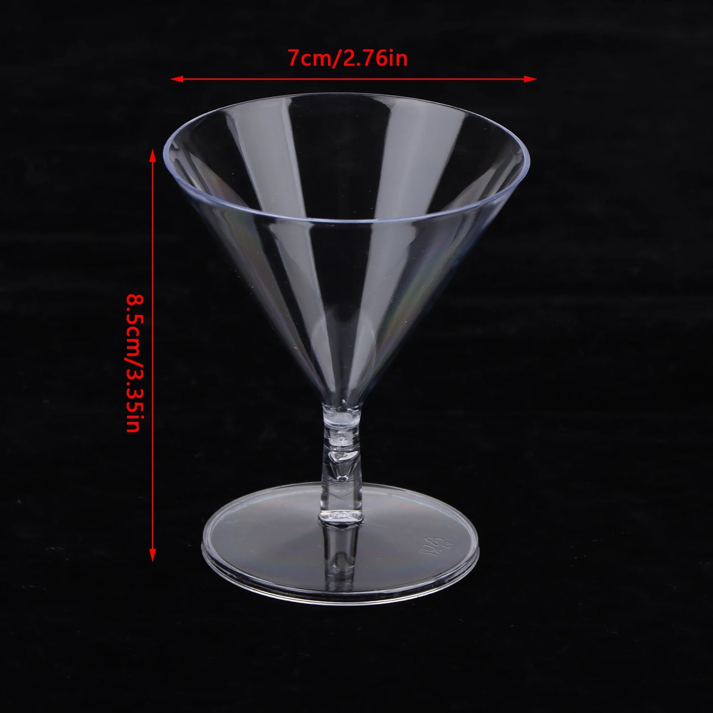 Mini disposable plastic cups 5/10pc