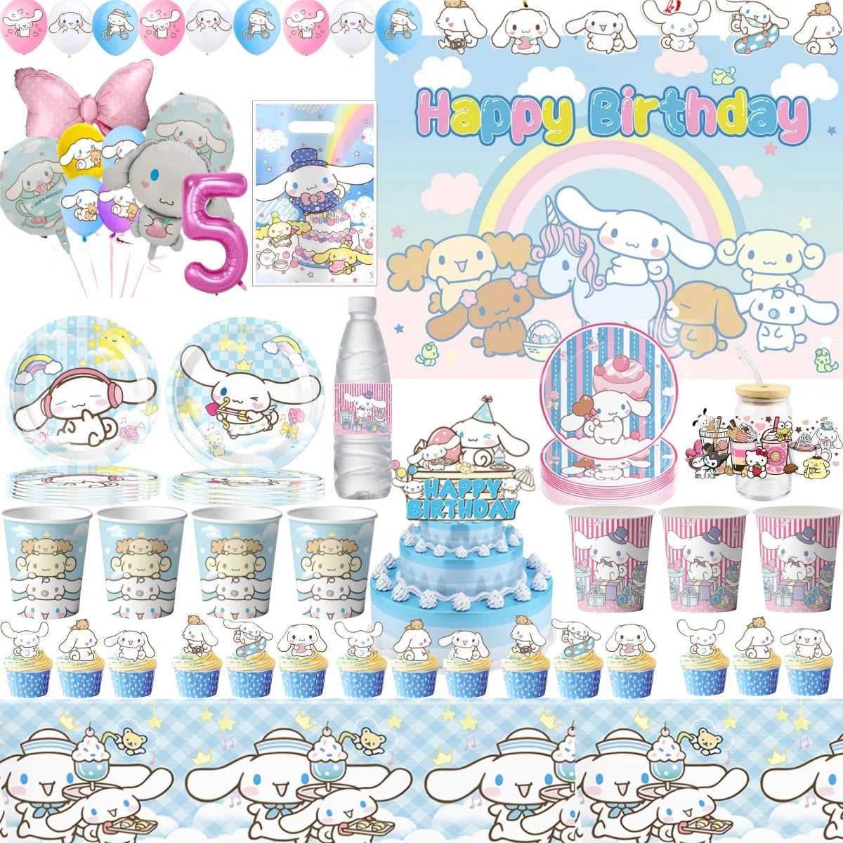 Cinnamon party decorations kit