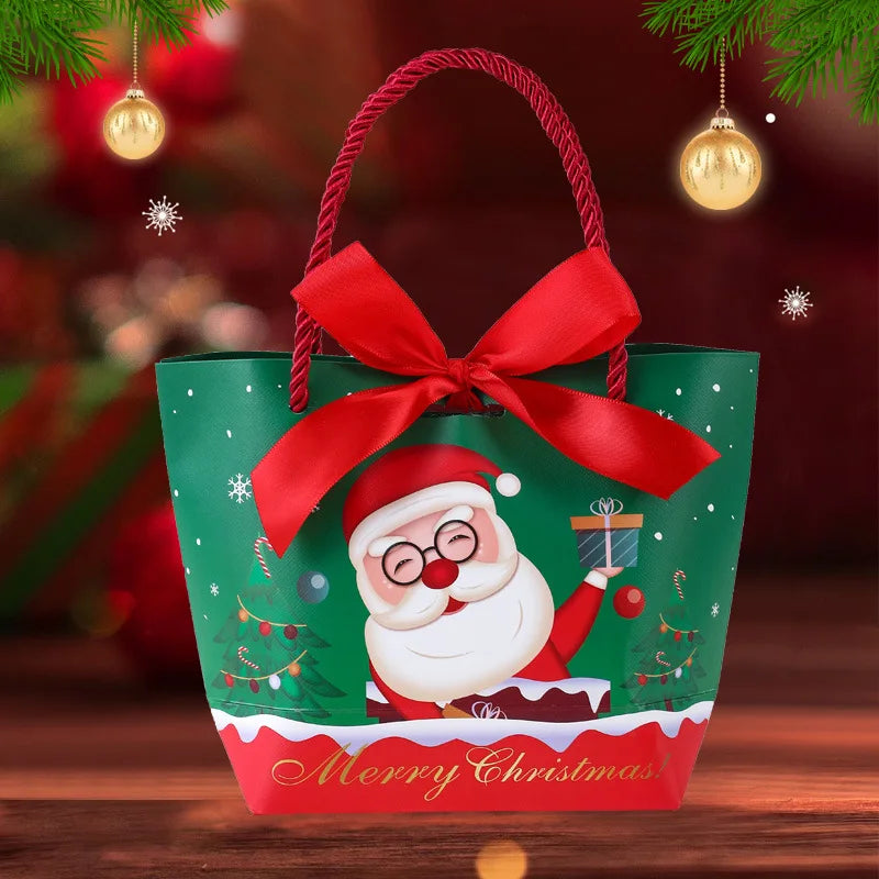 12/48pcs Creative Xmas Treat & Gift Bags