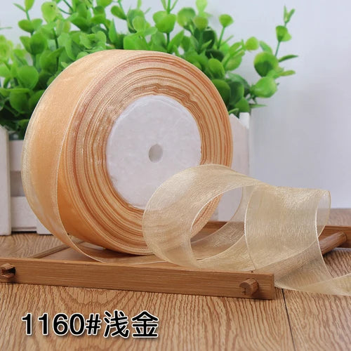 Organza ribbon 50 yards/Roll