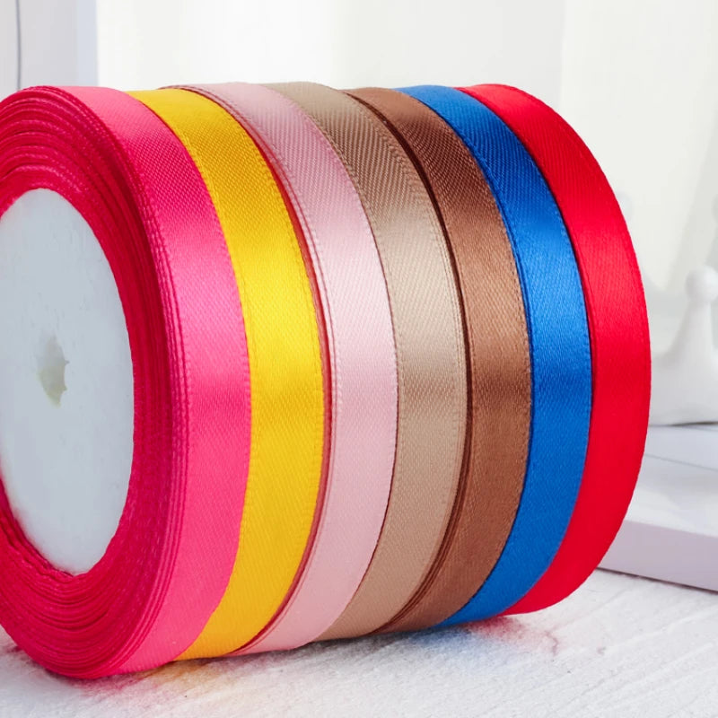 Wide Satin ribbon 22meter/roll 10mm