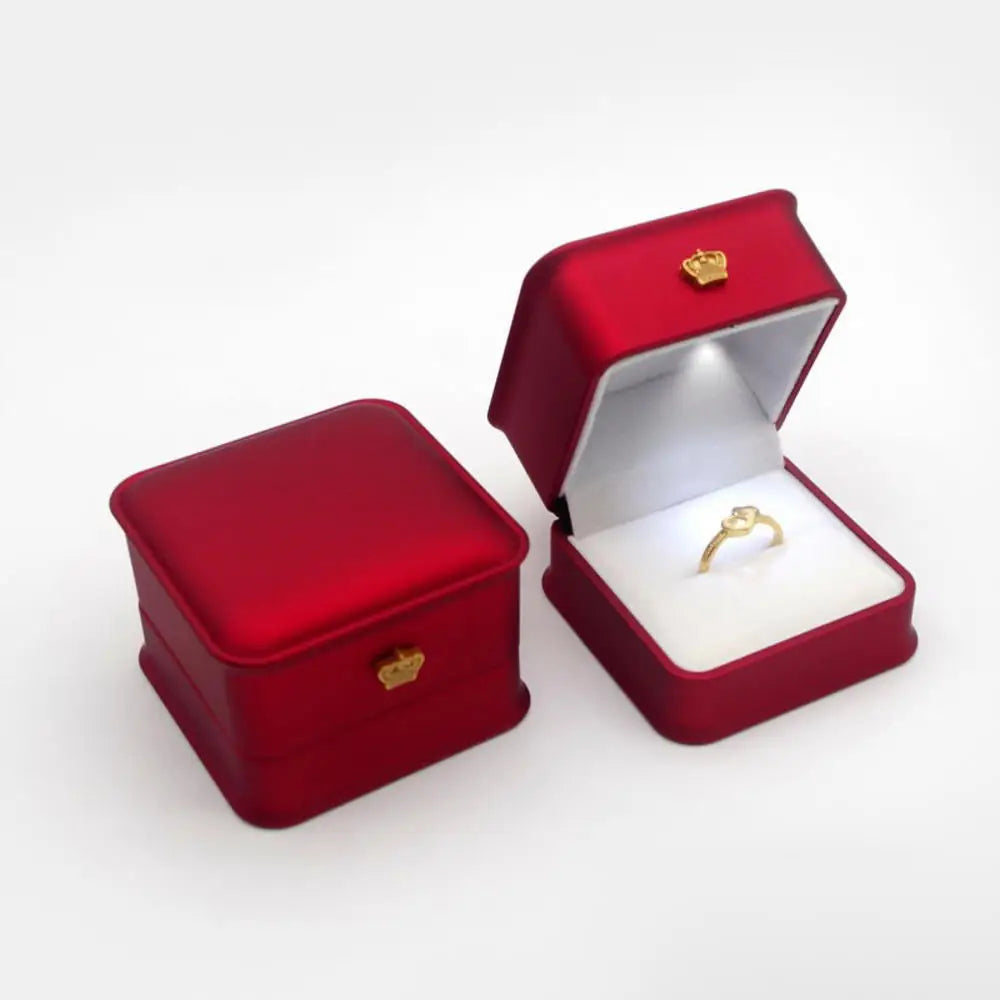 Luxury LED jewelry ring box 1 Pcs