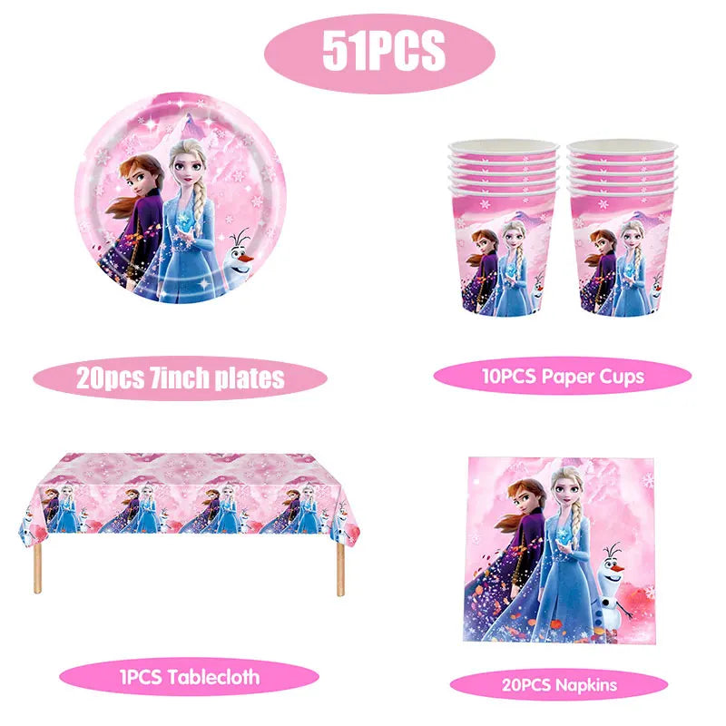 Elsa and Anna Frozen Decorations