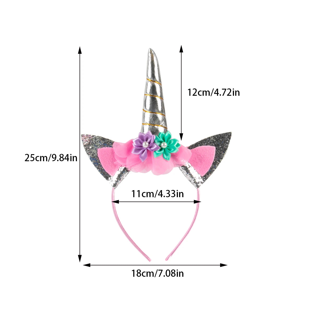 Unicorn Rainbow headband