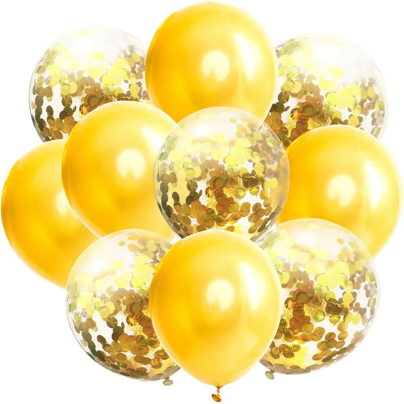 Mix Confetti Latex Balloon 12inch 10pcs