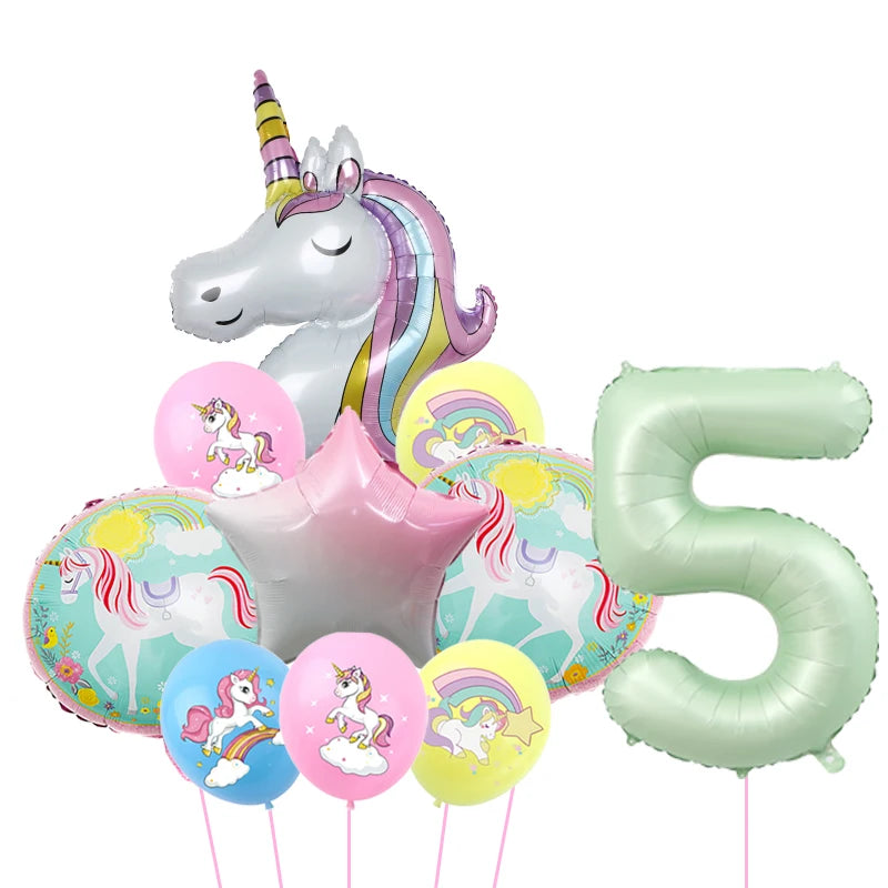 1Set Unicorn theme balloon 32inch
