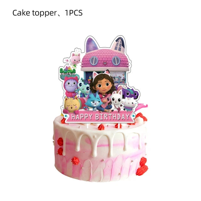 Gabby Dollhouse Party Tableware Set
