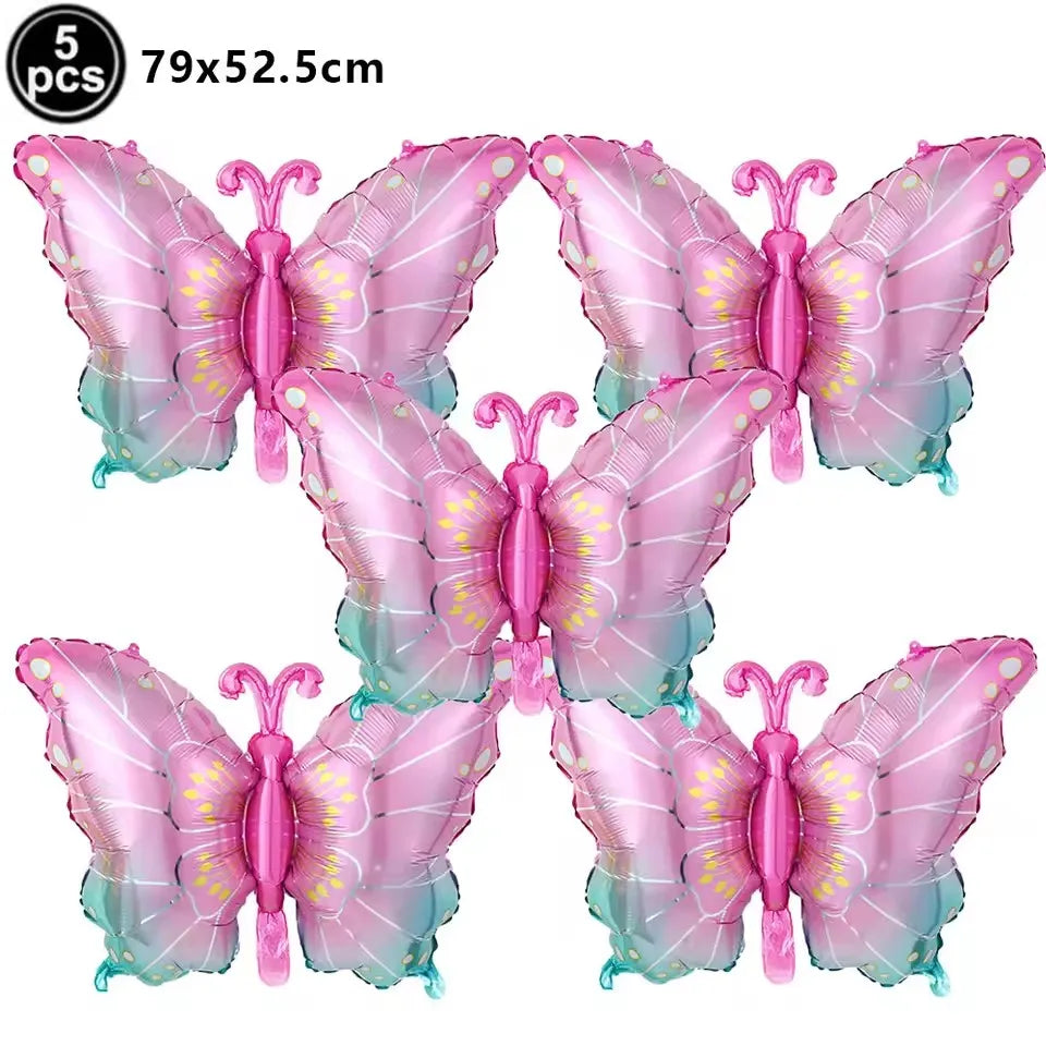 Colorful Butterfly balloons 5pcs