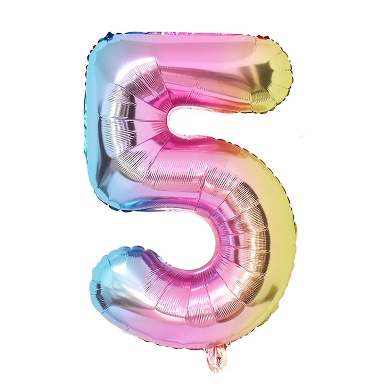Rainbow Unicorn Balloon 32 inch 1Set