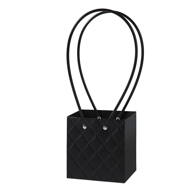 Flower tote bag portable