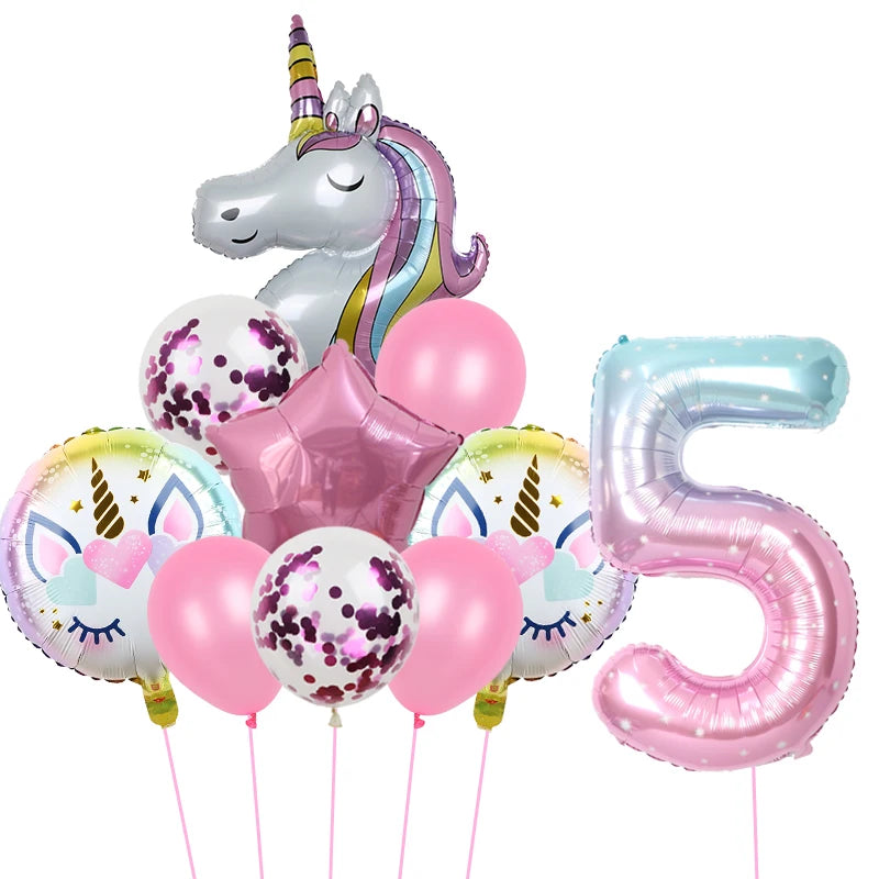 1Set Unicorn theme balloon 32inch