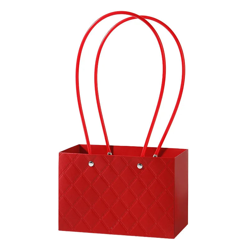Flower tote bag portable