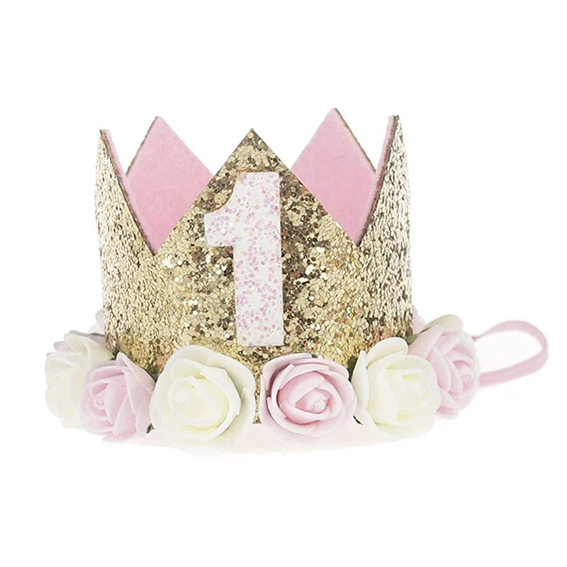 Crown hat kids 1 2 3 Year 1st