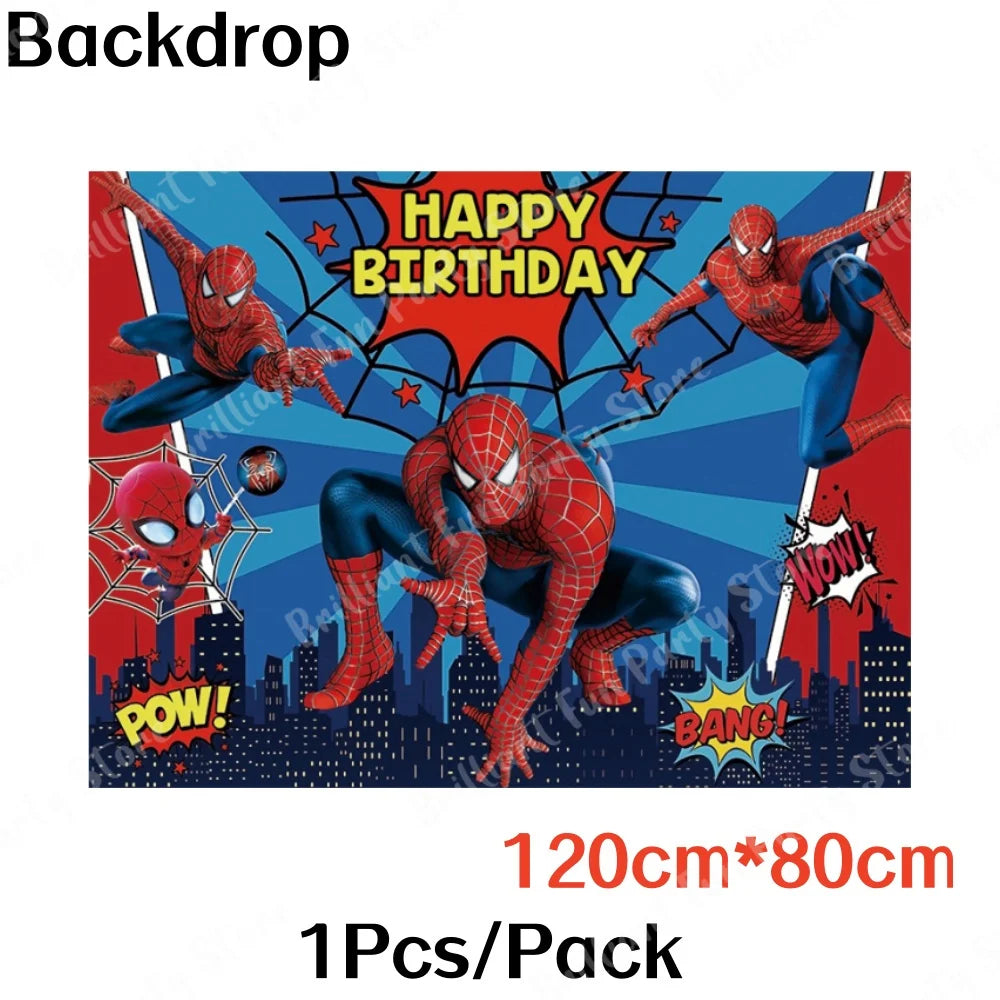 Spiderman theme decorations