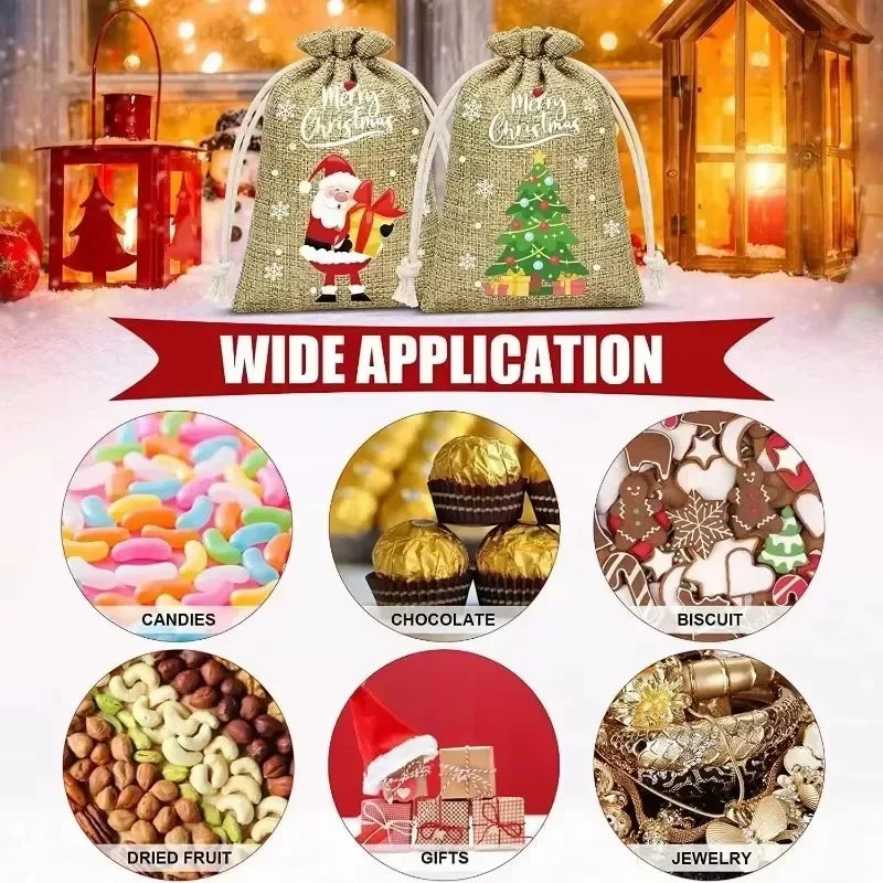 30/1pcs Snowman Candy Packaging Bags