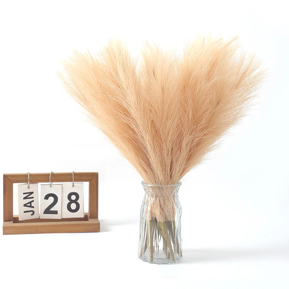 Pampas Flowers Bouquet Fake Plants