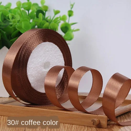Grosgrain satinband 6-50mm 22 meter/rulle