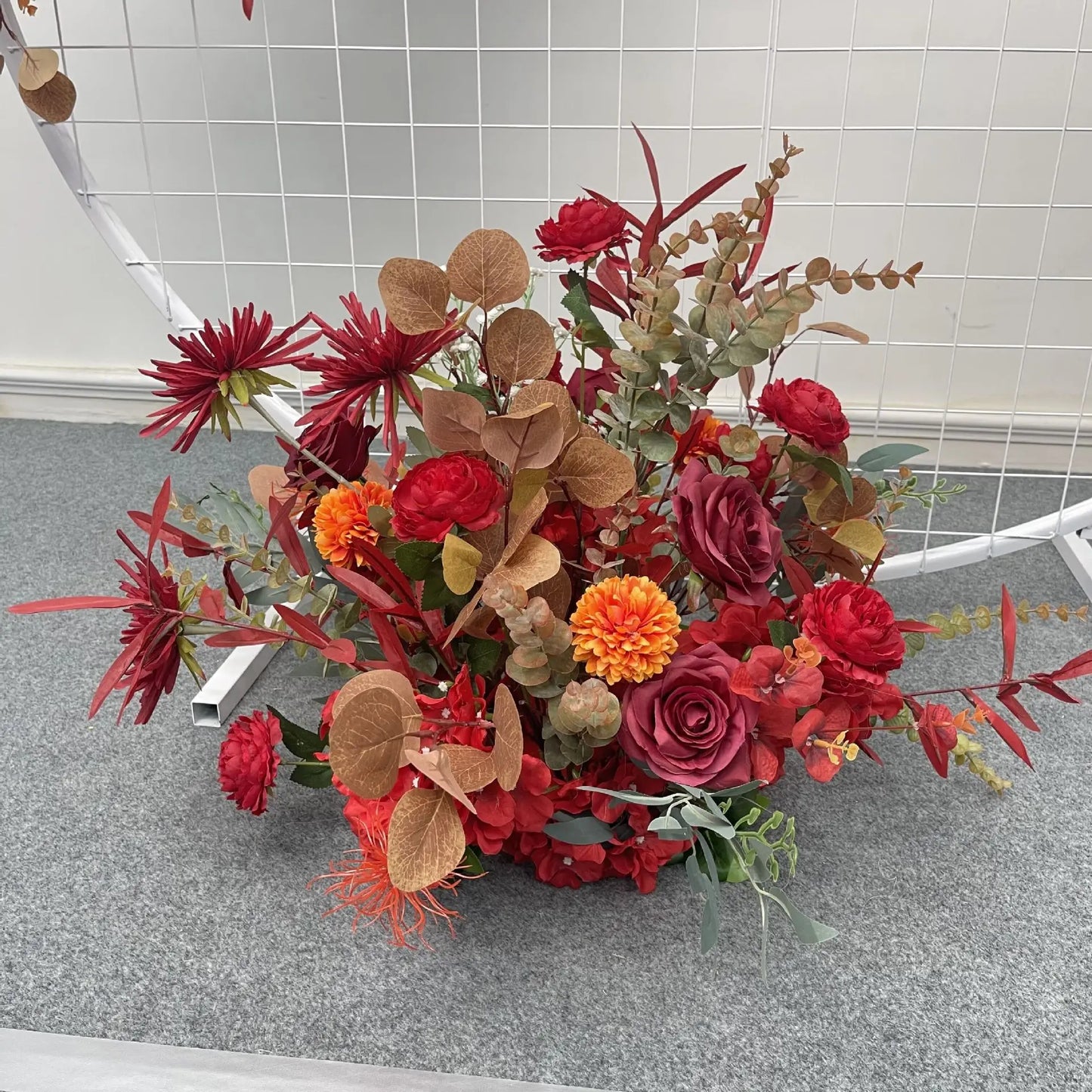 Artificial Crescent Flower Table & Arch Decoration