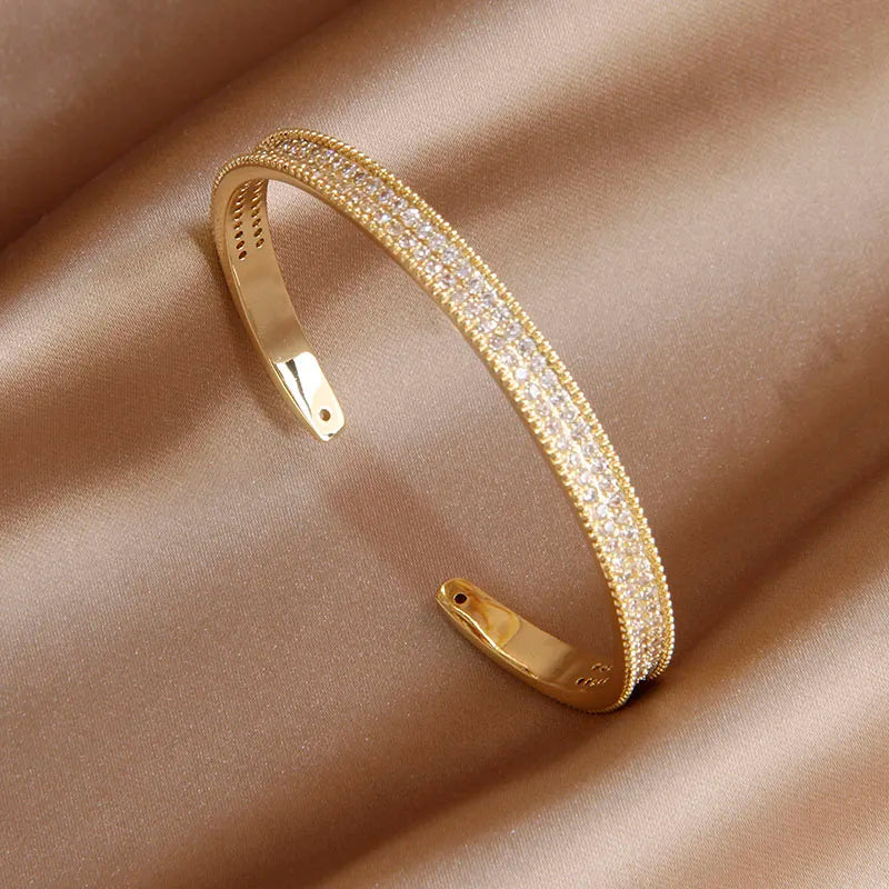 Sabina zircon & crystal bangles & bracele