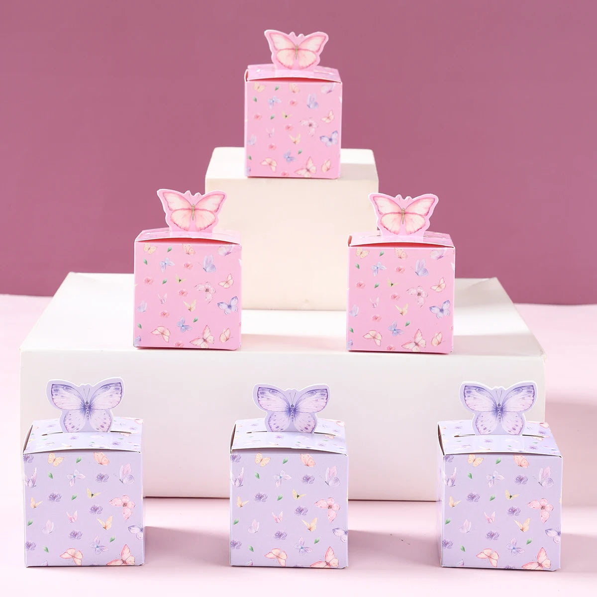 Candy gift box Butterfly for Baby Shower decorations 12/24pcs