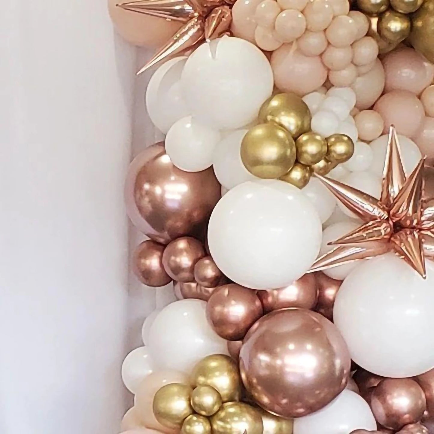Rose & Gold balloon arch Kit 155