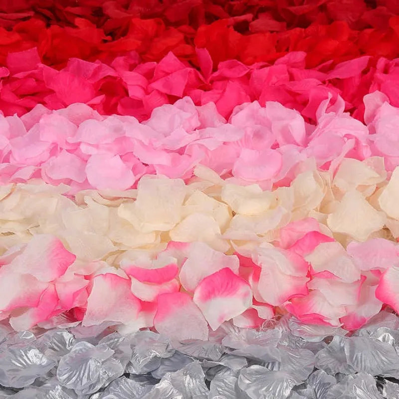 2000/100Pcs Artificial fake rose petals